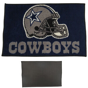 Dallas Cowboys 18x28 Area Rug Doormat NFL Football Helmet Logo Fanmats Bath Mat